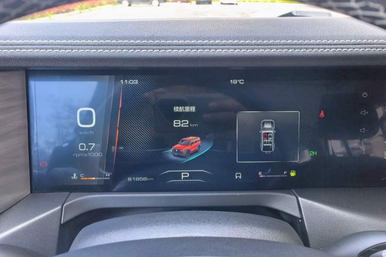 Used Tank 300 2023 Off-Road Edition 2.0T Challenger Odometer Close Up