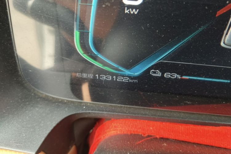 Used BYD e2 2021 Luxury Model Odometer Close Up