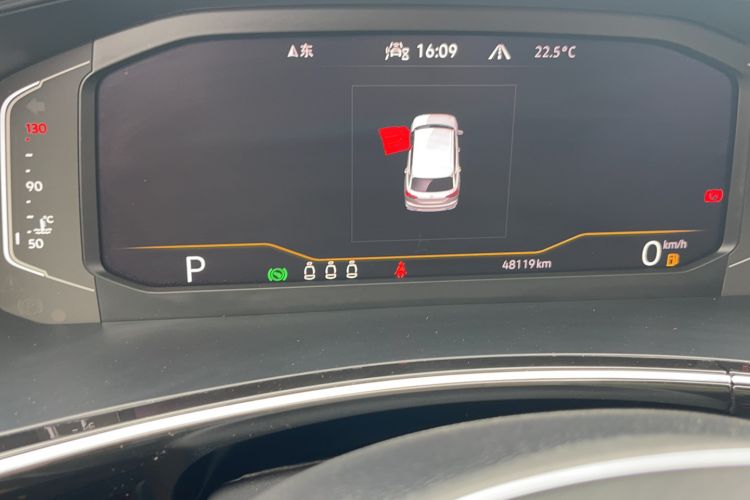 Used Volkswagen Tayron 2021 330TSI Two-Wheel Drive Luxury Connected Version Plus Odometer Close Up