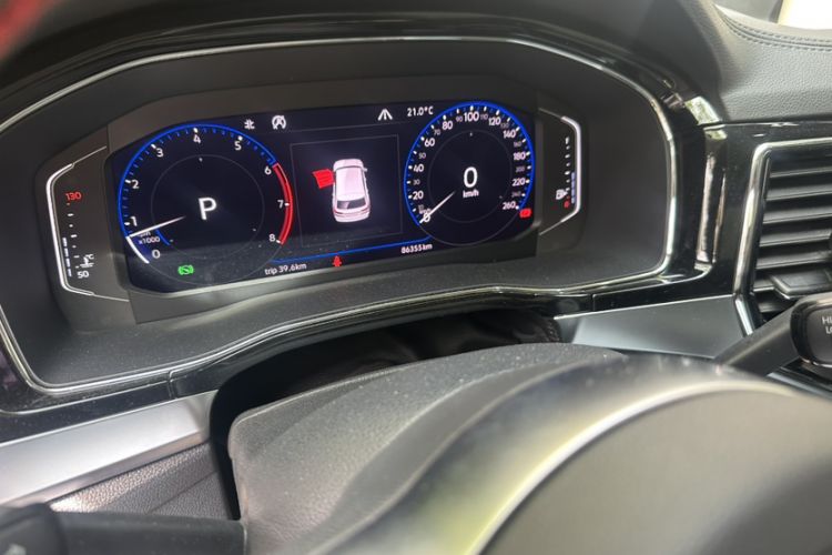 Used Volkswagen Teramont X 2019 380TSI Four-Wheel Drive Luxury Edition Odometer Close Up