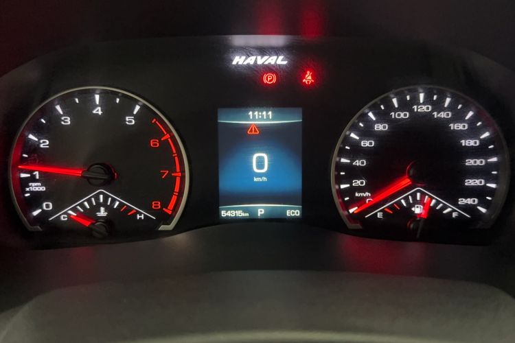 Used Haval H6 2021 National Trend Edition 1.5T Automatic Urban Version Odometer Close Up