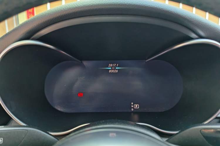 Used Mercedes-Benz C-Class 2019 C 260 Sport Edition Odometer Close Up