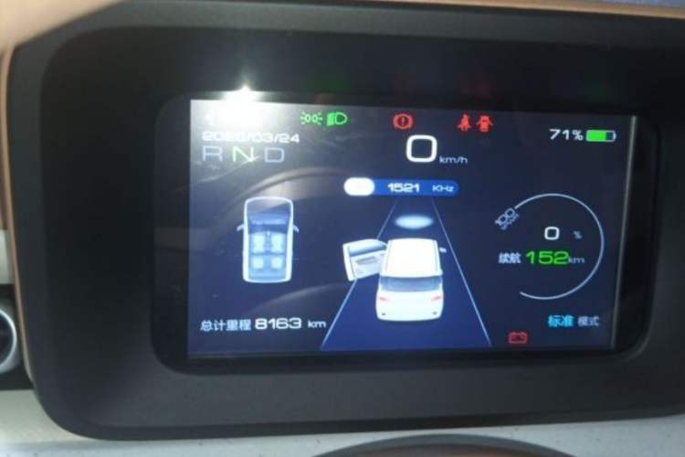 Used Wuling Hongguang MINIEV 2024 3rd Generation 215km Youth Edition Odometer Close Up