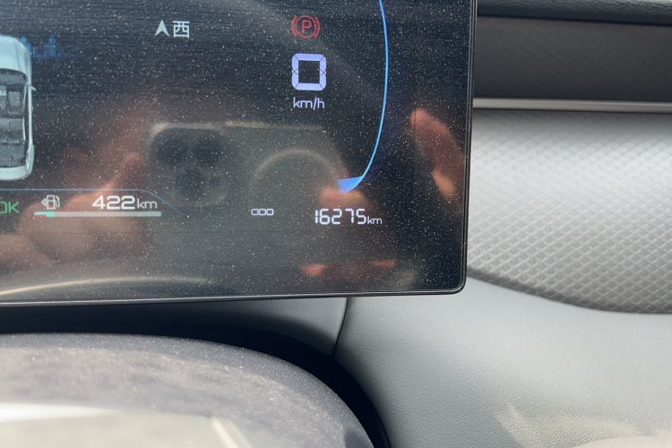 Used BYD Qin PLUS 2025 DM-i Smart Drive 55KM Leading Model Odometer Close Up