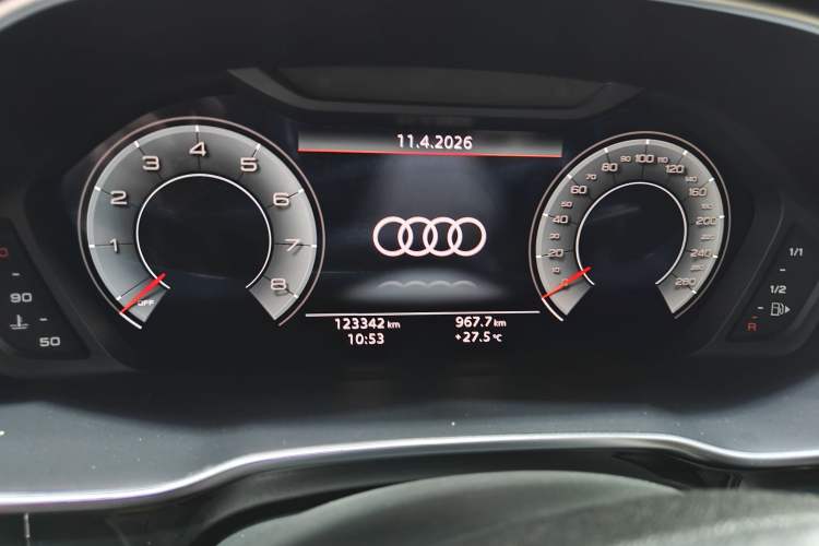 Used Audi Q3 2022 35 TFSI Fashion Dynamic Model Odometer Close Up
