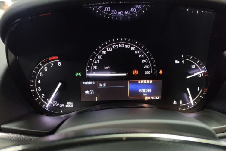 Used Cadillac ATS-L 2017 28T Tech Edition Odometer Close Up