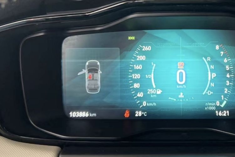 Used Lynk & Co 01 2019 2.0T Two-Wheel Drive Zhaopu Version China VI Standard Odometer Close Up