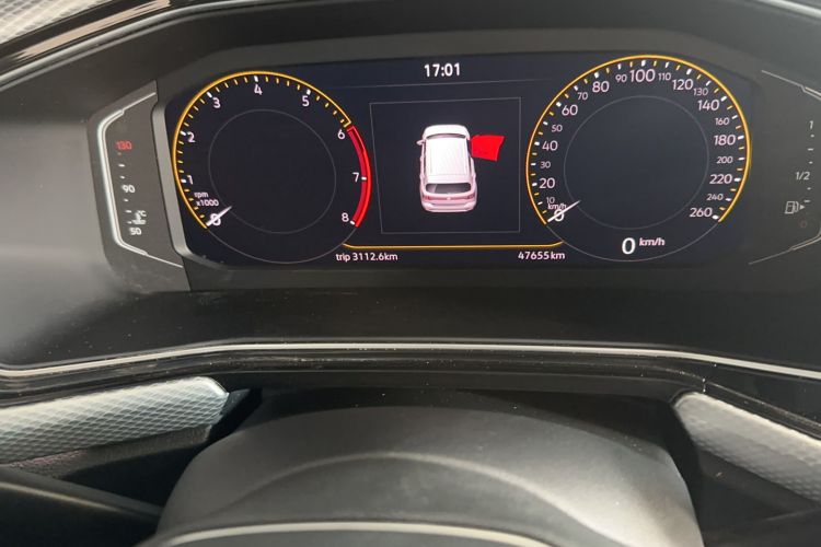 Used Volkswagen Tacqua 2023 200TSI DSG Joy-Connect Edition Odometer Close Up