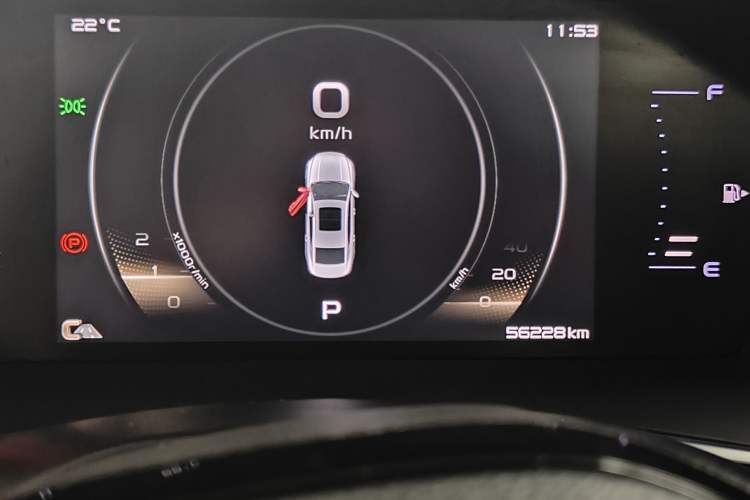 Used Geely Auto Preface 2021 2.0TD Luxury Version Odometer Close Up