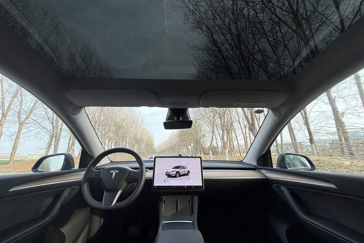 Used Tesla Model Y 2022 Revised Version Rear-Wheel Drive Headliner