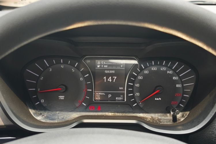 Used GAC Trumpchi GS4 2017 235T Automatic Two-Wheel Drive Elite Edition Odometer Close Up