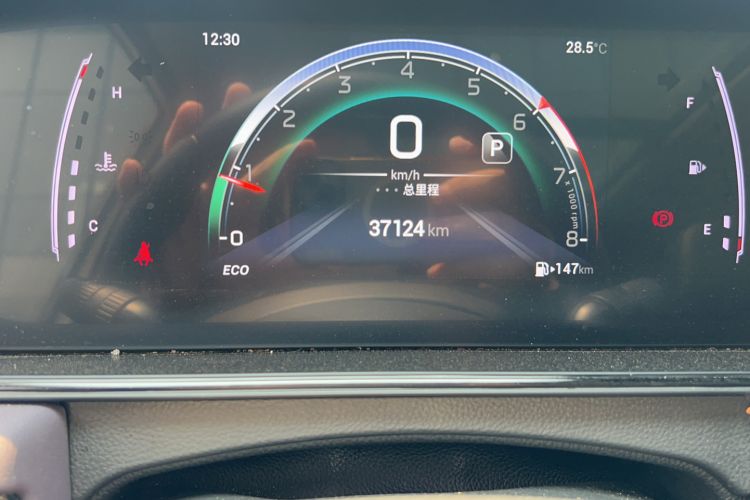 Used GAC Trumpchi M6 2024 MAX 270T WDCT Luxury Edition Odometer Close Up