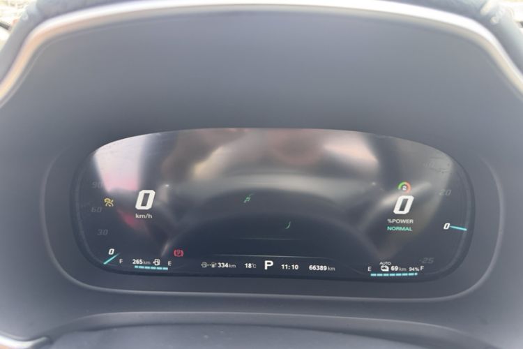 Used MG Pilot New Energy 2021 Trophy Series 1.5T Hybrid Trophy Flagship Edition Odometer Close Up