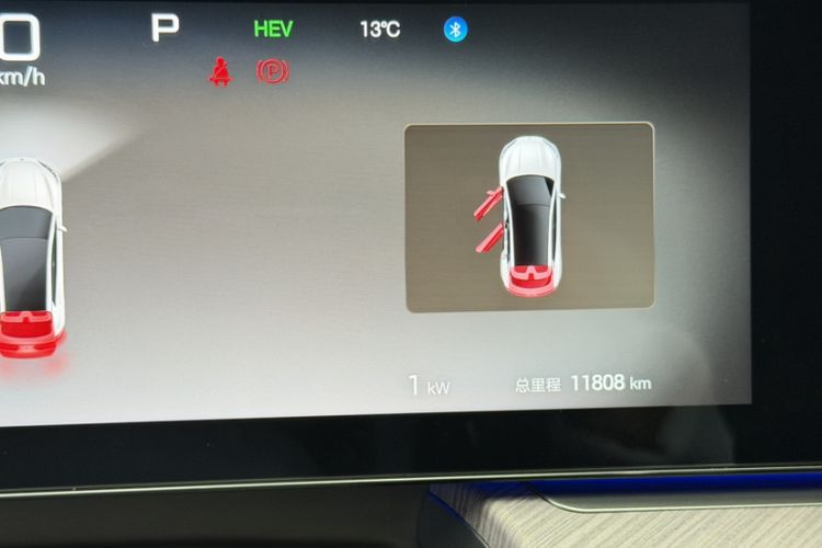 Used Denza Z9GT 2024 1100 Four-Wheel Drive Ultra Version Odometer Close Up