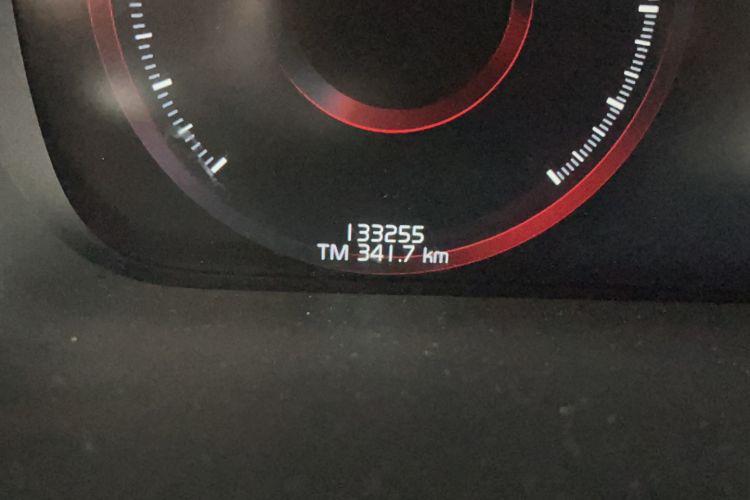 Used Volvo XC90 New Energy 2021 E-Drive Hybrid T8 Luxury Flagship 7-Seater Odometer Close Up