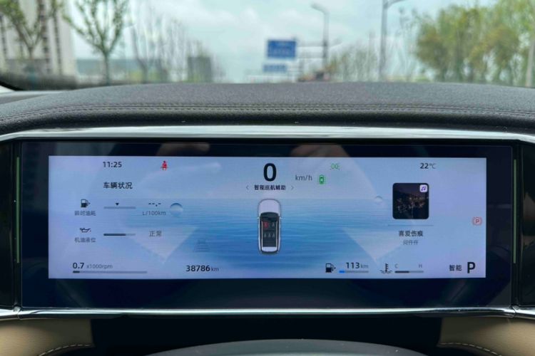 Used Geely Auto FX11 2023 2.0TD DCT Prestige Edition Odometer Close Up