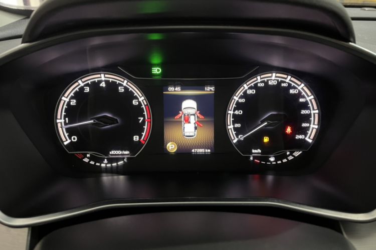 Used Geely Auto Coolray 2021 1.4T DCT Platinum Edition Odometer Close Up