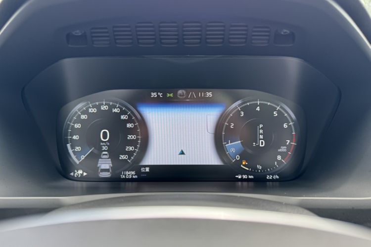 Used Volvo XC90 2019 T6 Zhiyi Edition 7-Seater China V Emission Standard Odometer Close Up