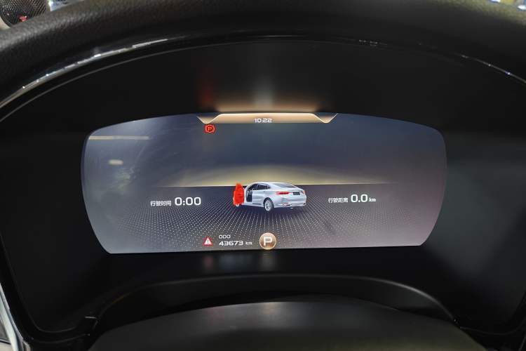 Used Geely Auto Emgrand GT 2021 1.8T Flagship Edition+ Odometer Close Up