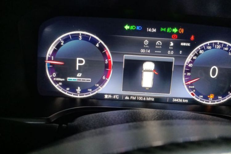 Used BAIC Off-Road BJ40 2021 2.0D Automatic Four-Wheel Drive Blade Hero Edition Adventurer Type Odometer Close Up