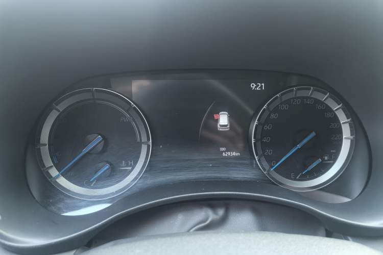 Used Toyota Highlander 2022 Dual-Engine 2.5L Four-Wheel Drive Prestige Version 7 Seats Odometer Close Up