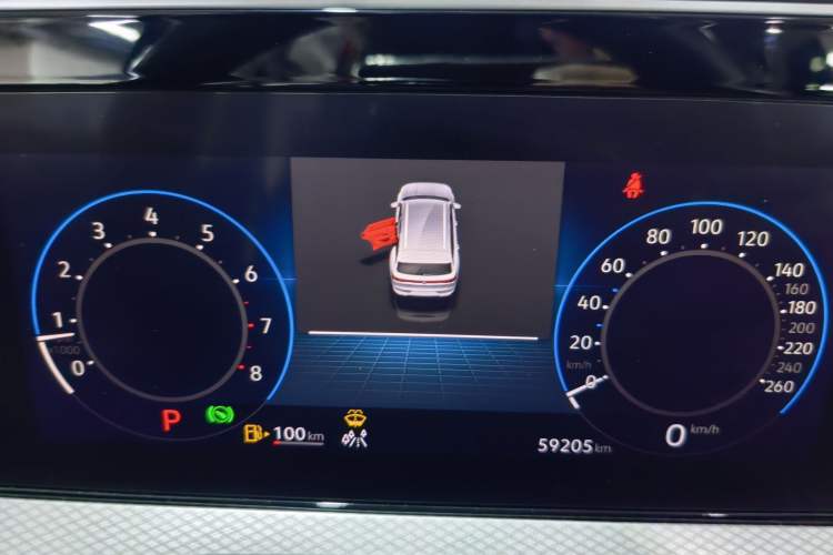 Used Volkswagen Tavendor 2023 380TSI Four-Wheel Drive R-Line First Edition Odometer Close Up