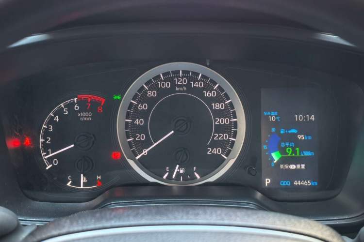 Used Toyota Corolla 2021 1.2T S-CVT Elite PLUS Edition Odometer Close Up