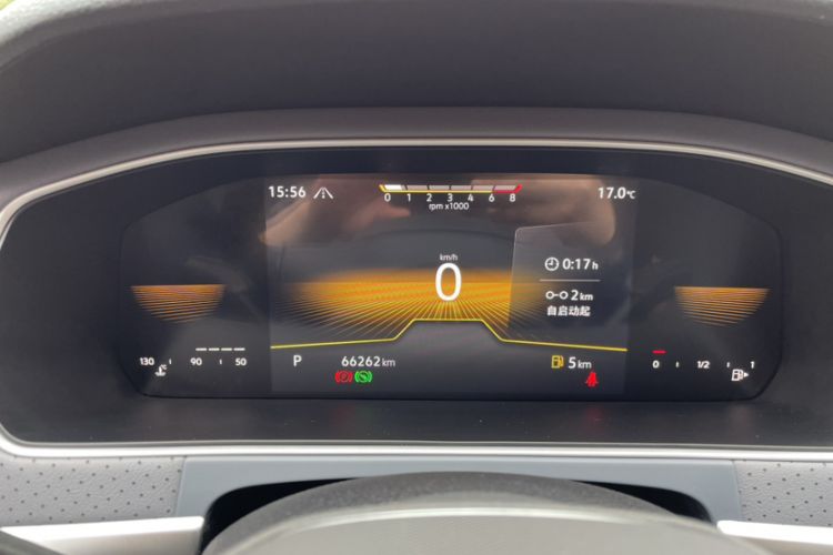 Used Volkswagen Lavida 2023 280TSI DSG Full-Comfort Edition Odometer Close Up