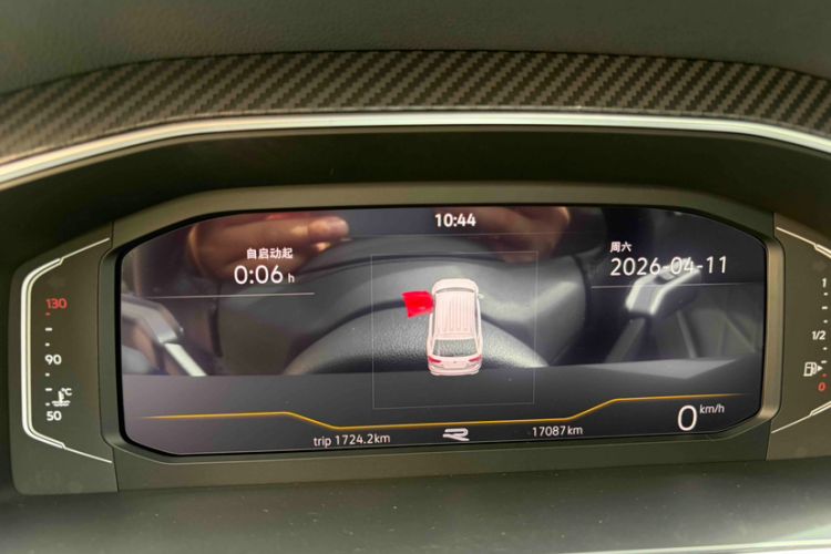 Used Volkswagen Tiguan L 2024 Outstanding Model 330TSI Automatic Two-Wheel Drive R-Line Dragon Glory Edition Odometer Close Up