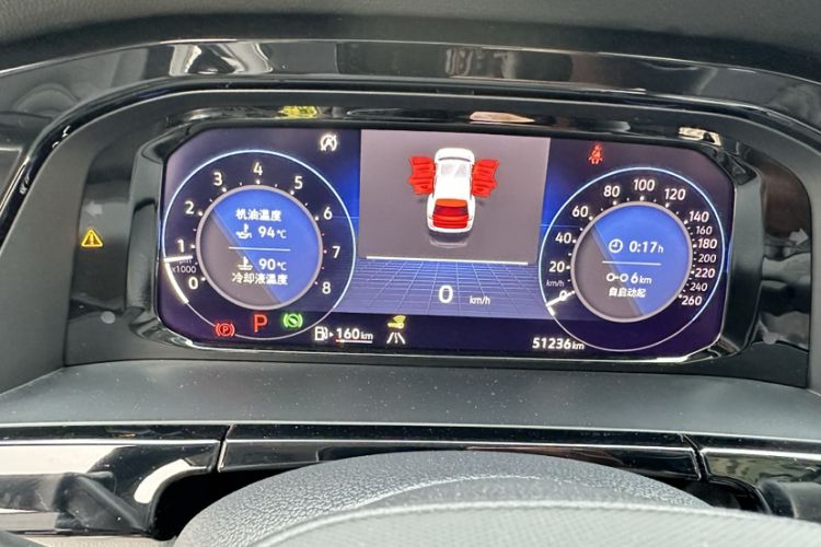 Used Volkswagen Teramont 2021 380TSI Four-Wheel Drive Prestige Luxury Edition Odometer Close Up