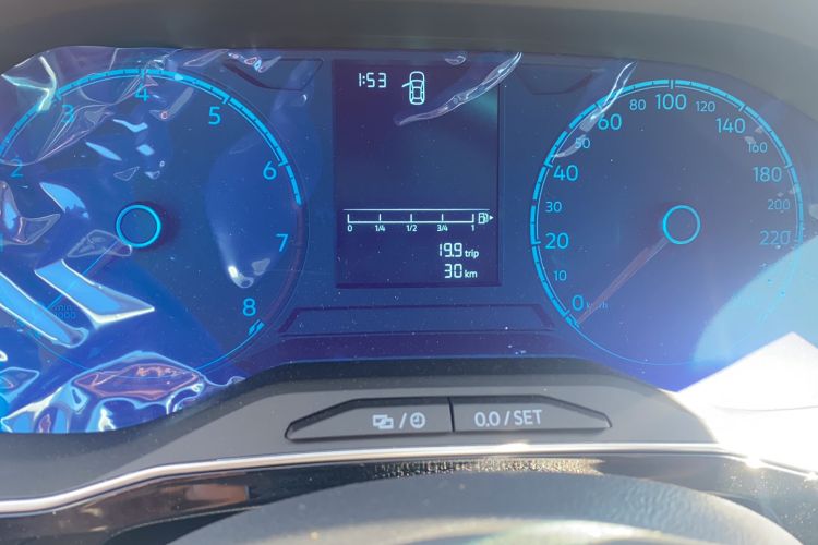 Used Jetta VS5 2026 Model, 280TSI Automatic Pioneer Edition Odometer Close Up