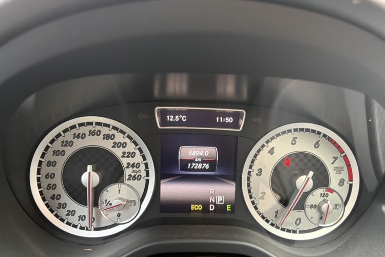 Used Mercedes-Benz A-Class 2013 A 200 Urban Edition Odometer Close Up