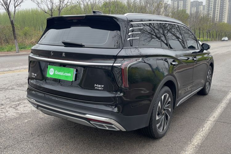 Used Hongqi HS7 PHEV 2024 2.0T PHEV Four-Wheel Drive Flagship Edition 6 Seats Rear Right 45 Deg