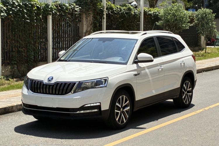 Used Skoda Kamiq 2018 1.5L Automatic Comfort Edition China VI Standard Front Left 45 Deg