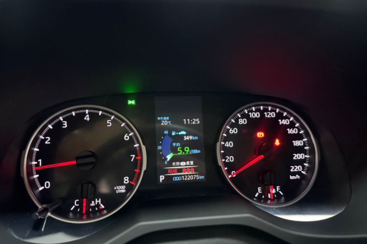 Used Toyota RAV4 2021 2.0L CVT Two-Wheel Drive Urban Edition Odometer Close Up