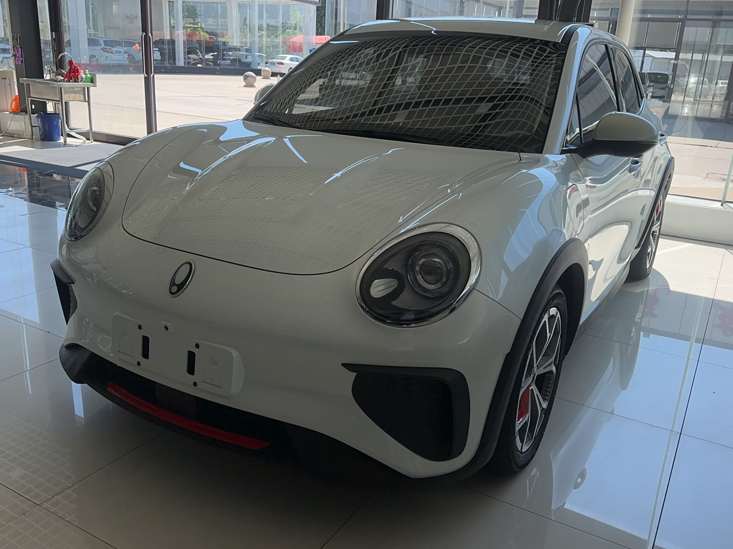 تحت مقدمة السيارة