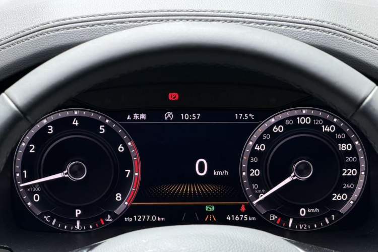 Used Volkswagen Teramont 2017 530 V6 Four-Wheel Drive Flagship Edition Odometer Close Up