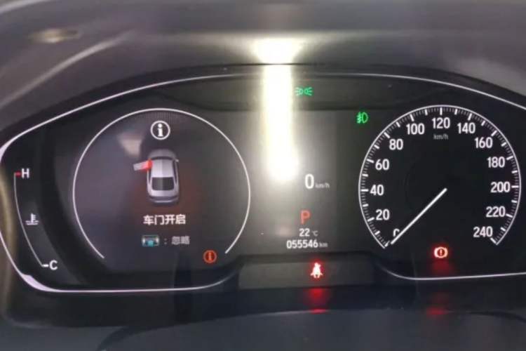 Used Honda Accord 2022 260TURBO Luxury Edition Odometer Close Up