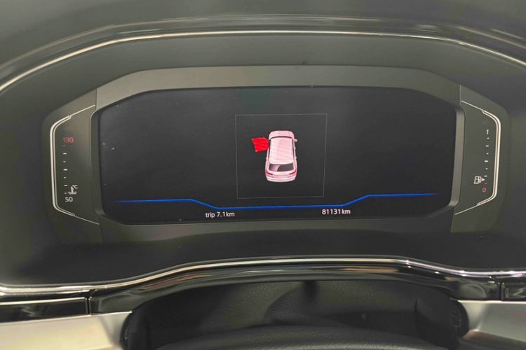 Used Volkswagen Teramont X 2020 380TSI Four-Wheel Drive Prestige Luxury Edition Odometer Close Up