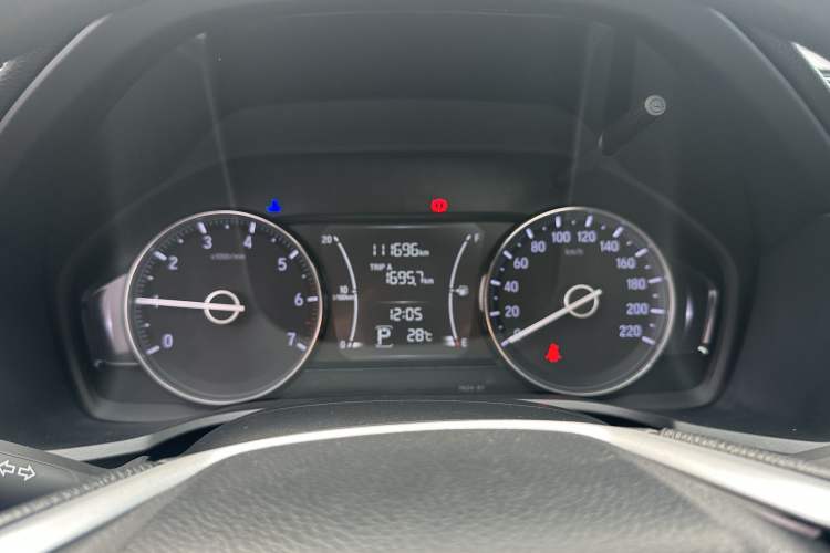 Used Honda Crider 2019 180 Turbo CVT Luxury Edition China VI Emission Standard Odometer Close Up