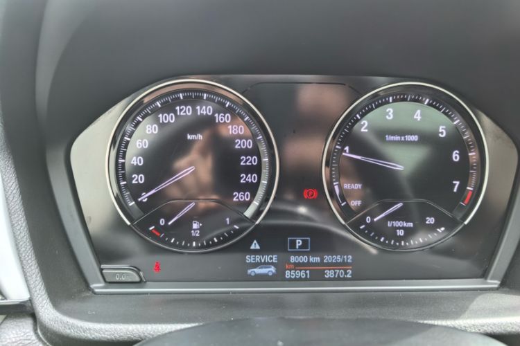 Used BMW X1 2019 sDrive18Li Fashion Model Odometer Close Up