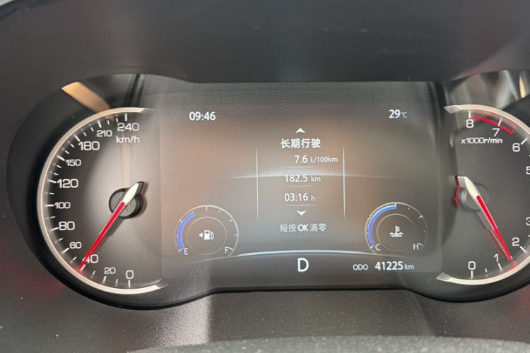 Used CHANGAN CS35PLUS 2021 Honor Million Edition 1.6L CVT Luxury Model Odometer Close Up