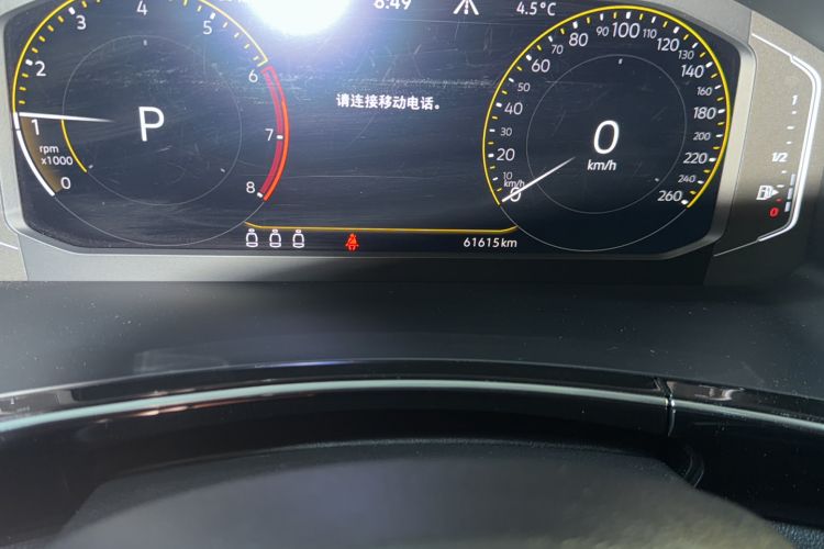 Used Volkswagen Tayron X 2020 330TSI Two-Wheel Drive Luxury Smart Connectivity Version Odometer Close Up