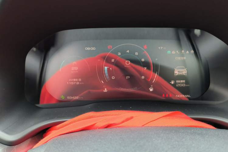 Used Wey VV5 2020 1.5T Two-Wheel Drive Smart Pioneer Odometer Close Up