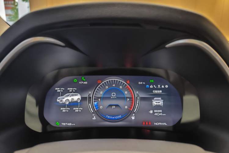 Used Wey VV6 2021 2.0T Two-Wheel Drive Smart Plus Odometer Close Up