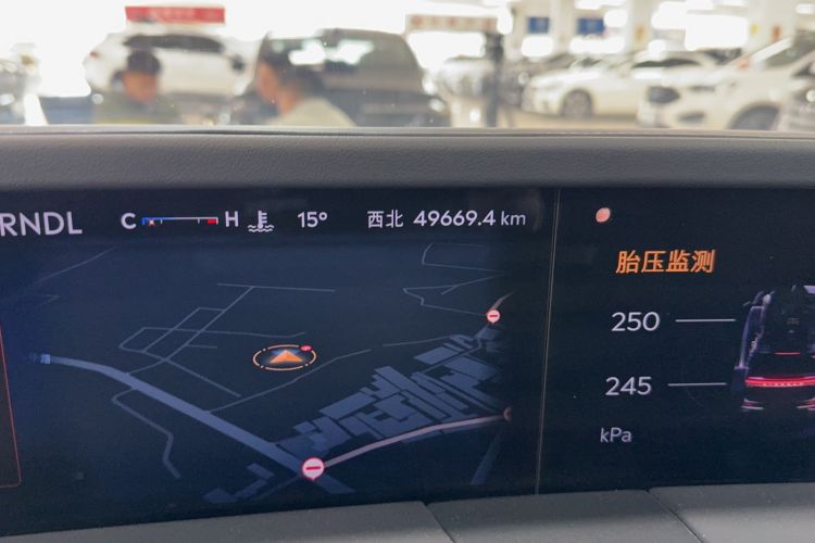 Used Lincoln Nautilus 2023 2.0T Four-Wheel Drive Luxury Edition Odometer Close Up