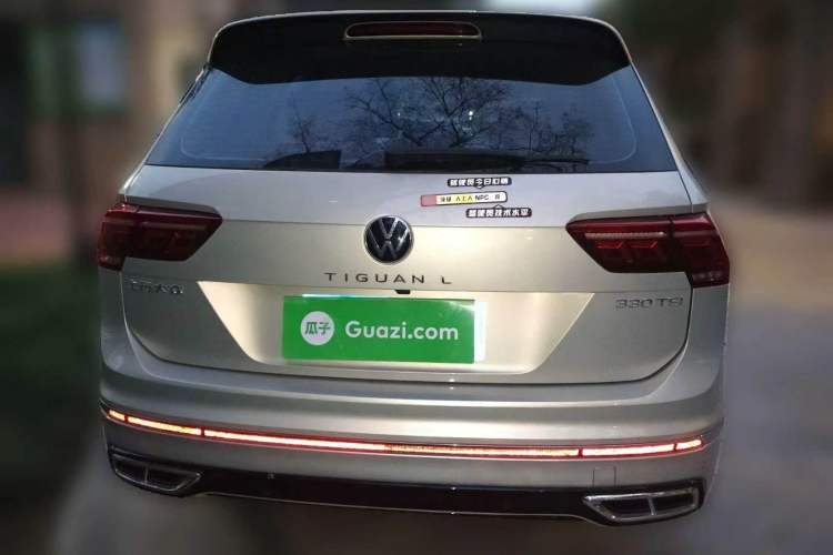 Used Volkswagen Tiguan L 2023 330TSI Automatic Two-Wheel Drive R-Line Flagship Edition Rear