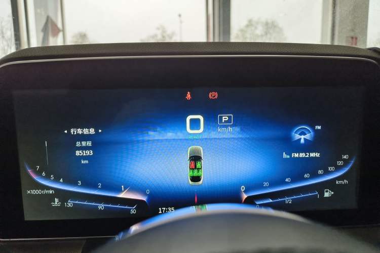 Used Hongqi H9 2020 2.0T Smart Connect Flagship Edition Odometer Close Up