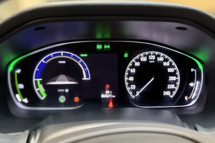 Used Honda Accord 2018 Rui Hybrid 2.0L Rui Ling Edition China VI Odometer Close Up