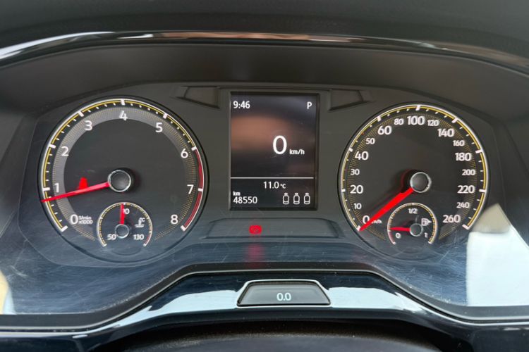 Used Volkswagen Bora 2021 1.5L Automatic Elite Smart Connect Edition Odometer Close Up